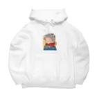 路地裏商店街の強風くん Big Hoodie