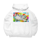 NiJi$uKeのYuKi DoKe Snow Leopard_2018 Big Hoodie