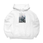 風景写真のシカゴ 風景 Big Hoodie