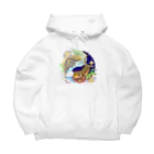 檸檬飴のクレステッドゲッコーの陰陽魚 Big Hoodie