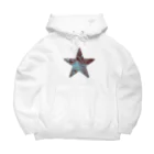 猫鯵のAqua star Big Hoodie