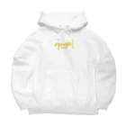 おひょのAngel イエロー Big Hoodie