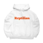 アメリカンベース のReptilian　ヒト型爬虫類　グッズ Big Hoodie