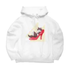 kima-maniのHeel cat Big Hoodie