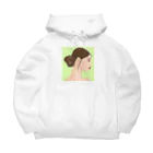 みつまめこshopの淡色女子 Big Hoodie