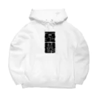 SANKAKU DESIGN STOREの今の世の中が憂鬱。 黒 Big Hoodie