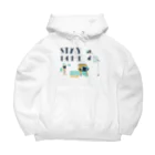 SANKAKU DESIGN STOREのモダンなおうちでSTAY HOME。 ミント Big Hoodie