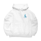 綾子/ 紗煌　筆文字の花　=flower= Big Hoodie