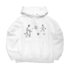 WAMI ARTの庭球蛙 Big Hoodie