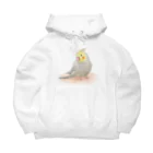 まめるりはことりのオカメインコ　シナモン【まめるりはことり】 Big Hoodie