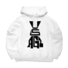 1110graphicsのUSAGI / 兎 Big Hoodie