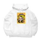 花田 哲の笑顔 Big Hoodie