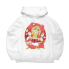 かわいいもののおみせ　いそぎんちゃくのうさぎリンゴ赤ずきんちゃん Big Hoodie