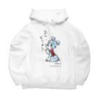 obosa_DENS/SABEAR_shop ＠SUZURIのマオ_コレどうよ_ウェア Big Hoodie