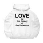 @mamma_miiiiaのLOVE is the theory of the Universe ビッグシルエットパーカー