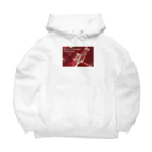 diavolo's shopの夜景 レッド Big Hoodie