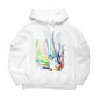 おとぼけ姉さんSHOPのカラフルすくりーむ Big Hoodie