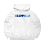 irregular × Legitimateのirregular blue Big Hoodie