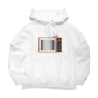 illust_designs_labのレトロでリアルなテレビのイラスト 砂嵐ノイズの画面 Big Hoodie