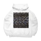 カヨラボ　スズリショップの雪と蒼／カヨサトーTX Big Hoodie