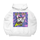 Runartworksの猫はゴキブリが好き Big Hoodie