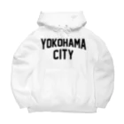 JIMOTO Wear Local Japanの横浜 横浜市 YOKOHAMA CITY　 ビッグシルエットパーカー