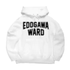 JIMOTO Wear Local Japanの 江戸川区 EDOGAWA WARD ビッグシルエットパーカー