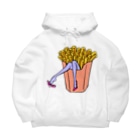 Mieko_Kawasakiの誘惑の🍟フライドポテト　 Big Hoodie