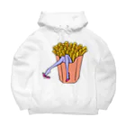 Mieko_Kawasakiの誘惑の🍟フライドポテト　 Big Hoodie