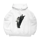 ネロヂカラのリアル黒猫1 Big Hoodie