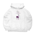 NIKORASU GOのユーモアメッセージデザイン「こっちはいきどまり」 Big Hoodie