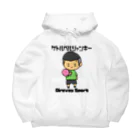 happyhappyhappyの火の玉ボーイ Big Hoodie