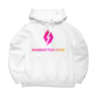 Manhattan Code inc.のMHT_LOGO - GRAD_PO ビッグシルエットパーカー