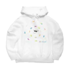 ハロー! オキナワのグラサンひーじゃー　カラフル Big Hoodie