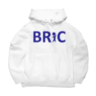 ブリっくん・ボバースキャンプショップのBRiCブルー Big Hoodie