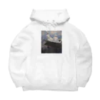 アートTシャツ 名画グッズのクロード・モネの『舟遊び』 Big Hoodie