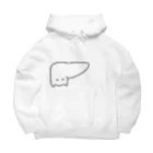 ねこやにわとりやの肝臓がニャンコ Big Hoodie