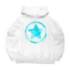 星間しほの水色の星 Big Hoodie