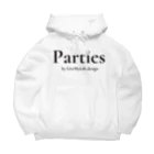 Parties【公式】のParties公式(書体ver.) ビッグシルエットパーカー