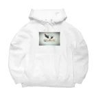 ＭＯＮＡＣＡＣＨＵＫＵＷＡのピンクのおはなCAT Big Hoodie