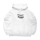 suiseinoPOOLのlogo歪　 Big Hoodie