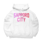 JIMOTO Wear Local Japanの札幌市 SAPPORO CITY ビッグシルエットパーカー
