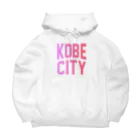 JIMOTOE Wear Local Japanの神戸市 KOBE CITY ビッグシルエットパーカー