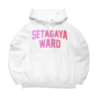 JIMOTO Wear Local Japanの世田谷区 SETAGAYA WARD ビッグシルエットパーカー