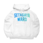 JIMOTO Wear Local Japanの世田谷区 SETAGAYA WARD ビッグシルエットパーカー