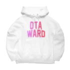 JIMOTO Wear Local Japanの大田区 OTA WARD ビッグシルエットパーカー