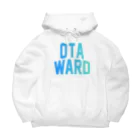 JIMOTO Wear Local Japanの大田区 OTA WARD ビッグシルエットパーカー