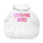 JIMOTO Wear Local Japanの 江戸川区 EDOGAWA WARD Big Hoodie