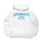 JIMOTOE Wear Local Japanの宇都宮市 UTSUNOMIYA CITY ビッグシルエットパーカー