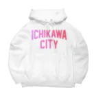 JIMOTO Wear Local Japanの市川市 ICHIKAWA CITY ビッグシルエットパーカー